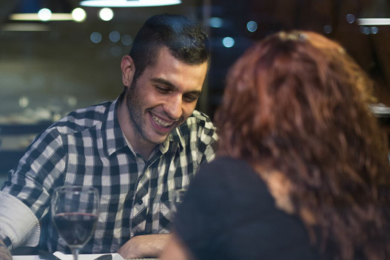 Happy Speed Dating Couple Meeting In Richmond